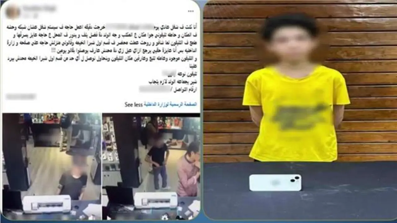 سرقة هاتف من محل موبايلات بشبرا تثير تساؤلات بعد دخول زبون مختبئ